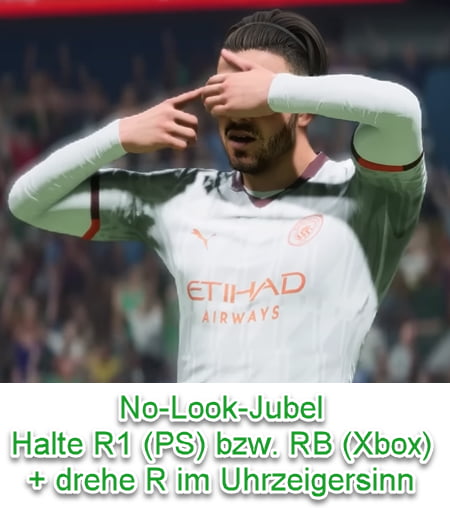 EA SPORTS FC 25 No-Look-Jubel