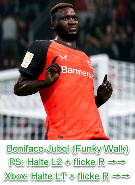 EA SPORTS FC 25 Boniface-Jubel Funky Walk