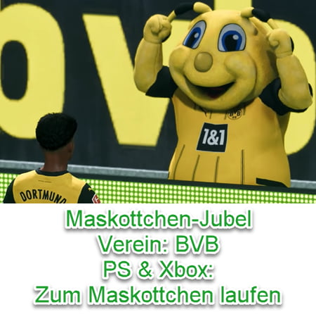 EA SPORTS FC 25 Maskottchen-Jubel (Borussia Dortmund)