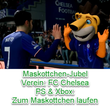 EA SPORTS FC 25 Maskottchen-Jubel (FC Chelsea)