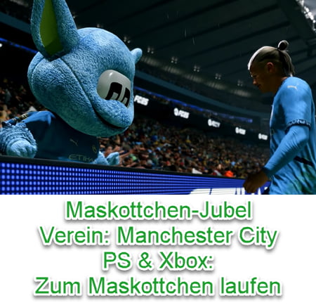 EA SPORTS FC 25 Maskottchen-Jubel (Manchester City)