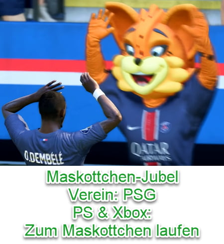 EA SPORTS FC 25 Maskottchen-Jubel (Paris Saint-Germain)