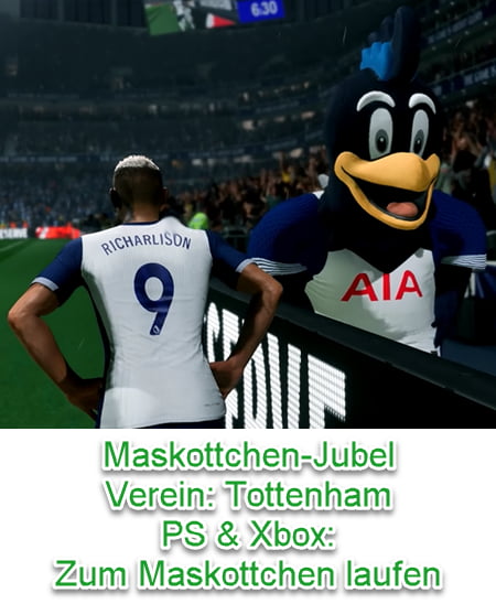 EA SPORTS FC 25 Maskottchen-Jubel (Tottenham Hotspur)